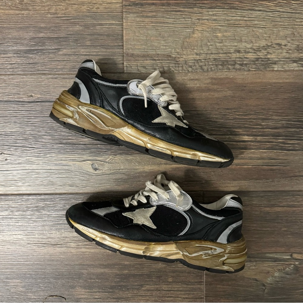 Golden Goose Dad Star, Black, UK Size 38, Women’s 7.5, 9/10 Condition